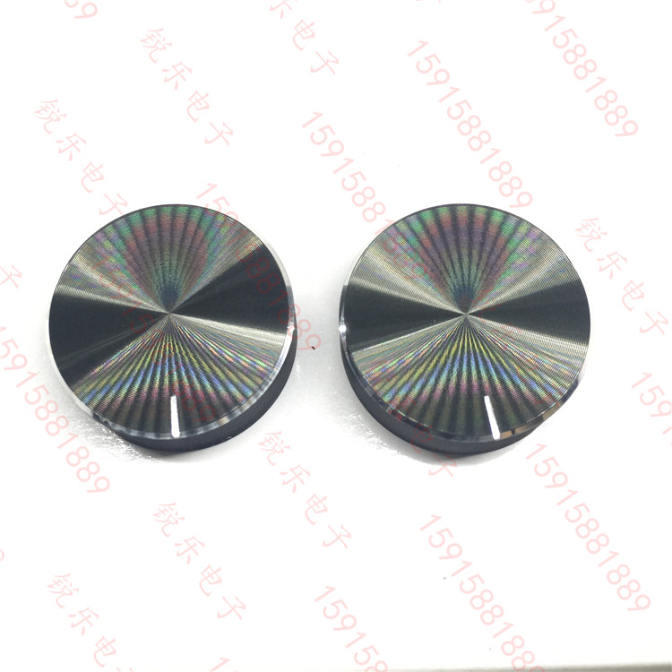 铝旋钮6mmx10光身黑色电位器