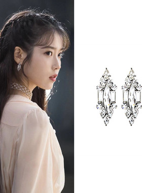 特价正品aespa金玟庭IU李知恩IZTY安宥真TWICE周子瑜同款耳环耳夹