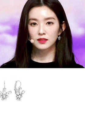 现货YoungWon正品REDVELVET裴珠泫同款奢华水晶耳环防敏