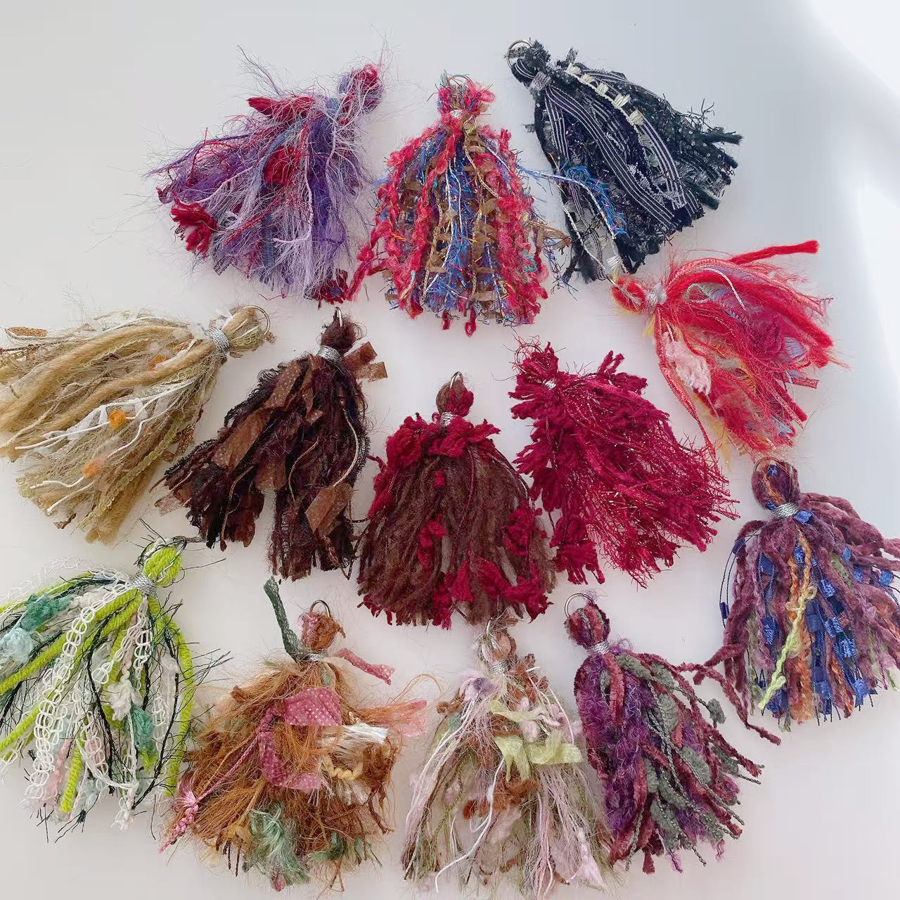 美拉德大地色复古文玩流苏DIY手工配饰原创手串包挂藏式吊穗辅料