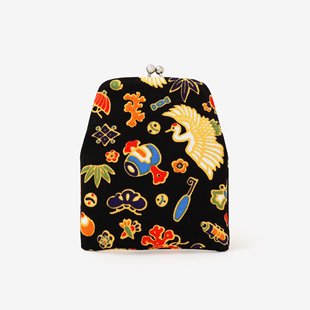 SOUSOU布袋日本京都制代购帆布口金包卡包小钱包零钱包弥栄