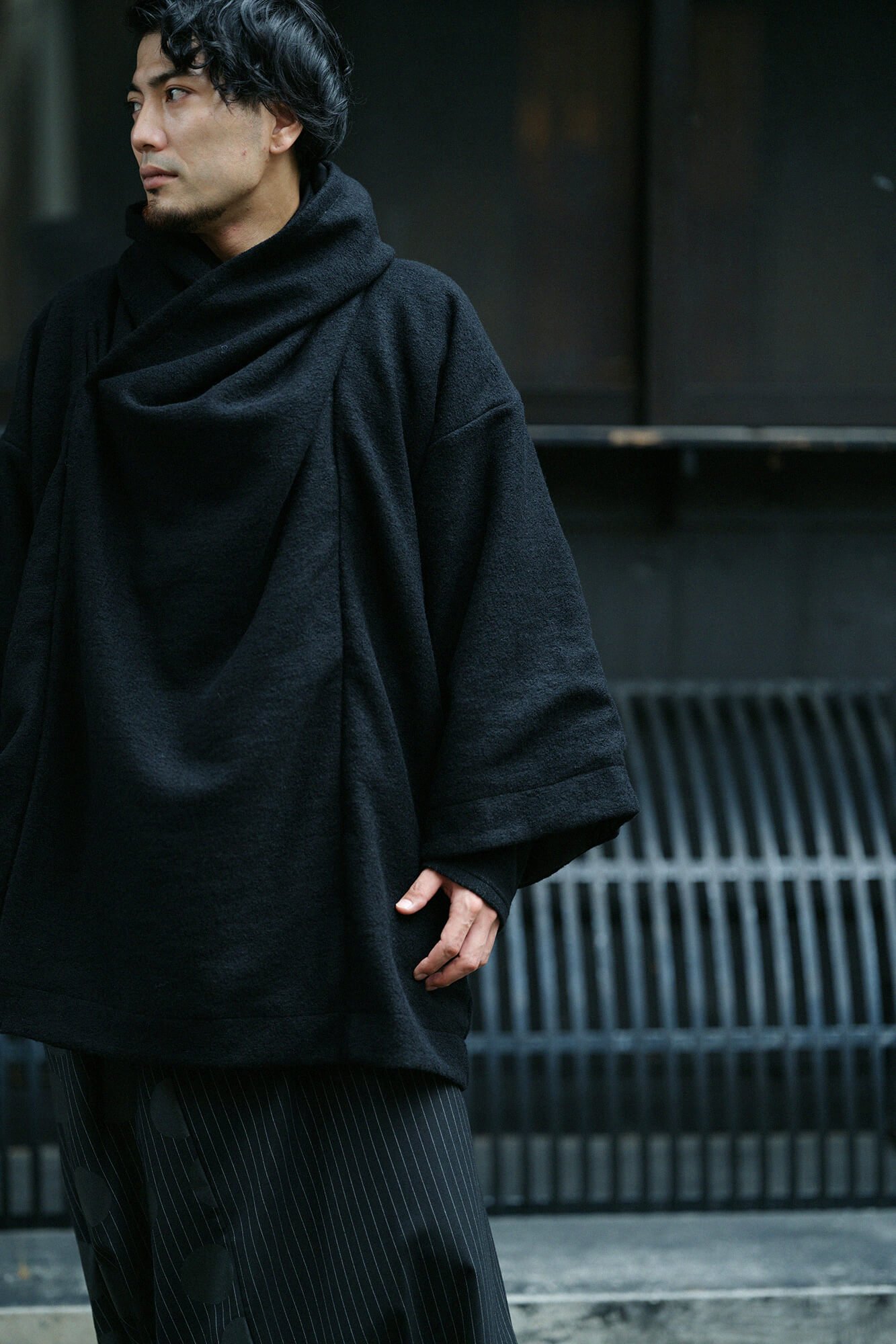 sousou代购日本京都设计师毛呢大衣
