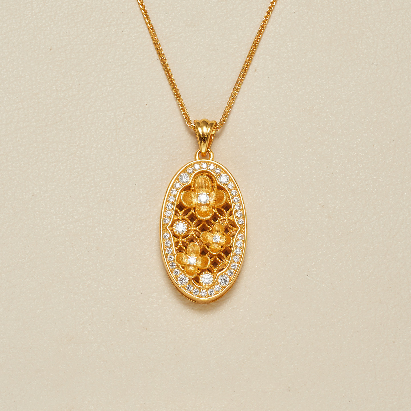 AHCHOO 静奢精工S925银四叶草花朵满圈锆石椭圆项链镶钻毛衣链女,饰品/流行首饰/时尚饰品新,银饰项链,淘宝优惠券,粉丝福利购,淘宝优惠卷