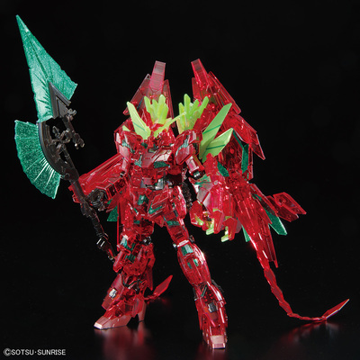 万代 HG 完美独角兽 福冈限定 彩色透明 全新现货