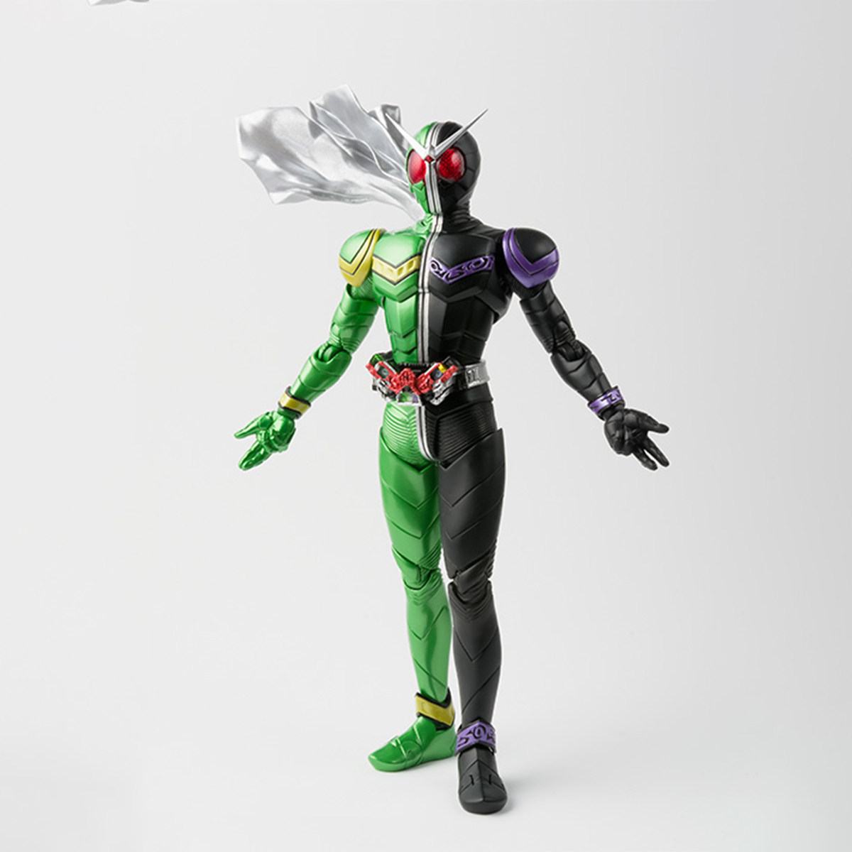 万代 shf 真骨雕 假面骑士w 疾风王牌 飓风小丑 再版