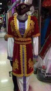 新疆舞蹈服  舞蹈服 民族服装 维族舞蹈演出服