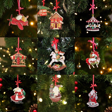 外贸出口Tipperary宝石圣诞树礼物金属装饰挂件饰品 摆件