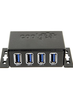 CoolGear CG-U3MINI4P-BPH USB3.1 4口工业级HUB接摄像头图像采集