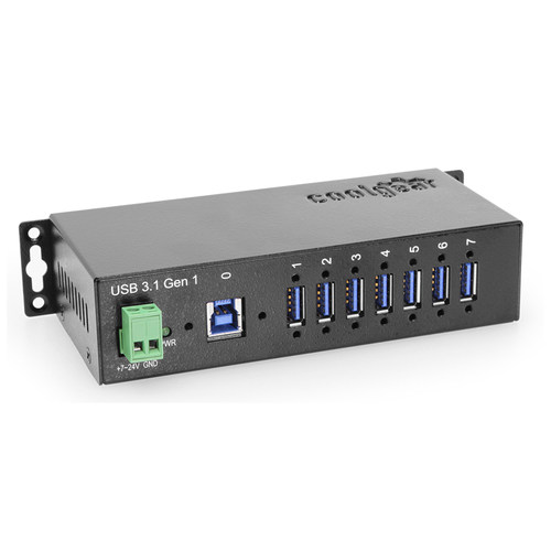 7口USB3.0工业级HUB拓展坞集线器