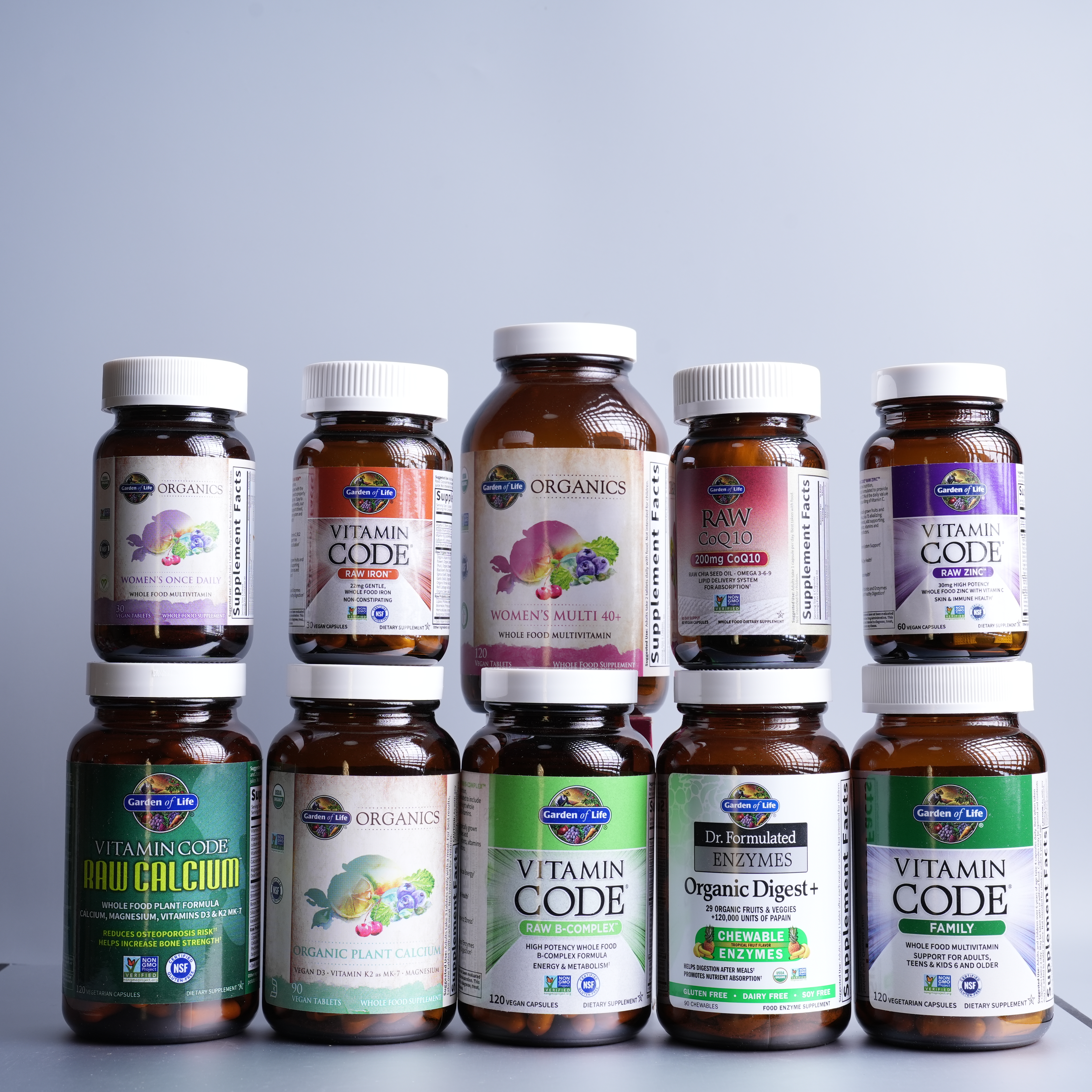 美国生命花园男性女性有机维生素