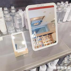 无印良品 MUJI LED迷你化妆镜 家用简约家居简易高级小镜子桌面