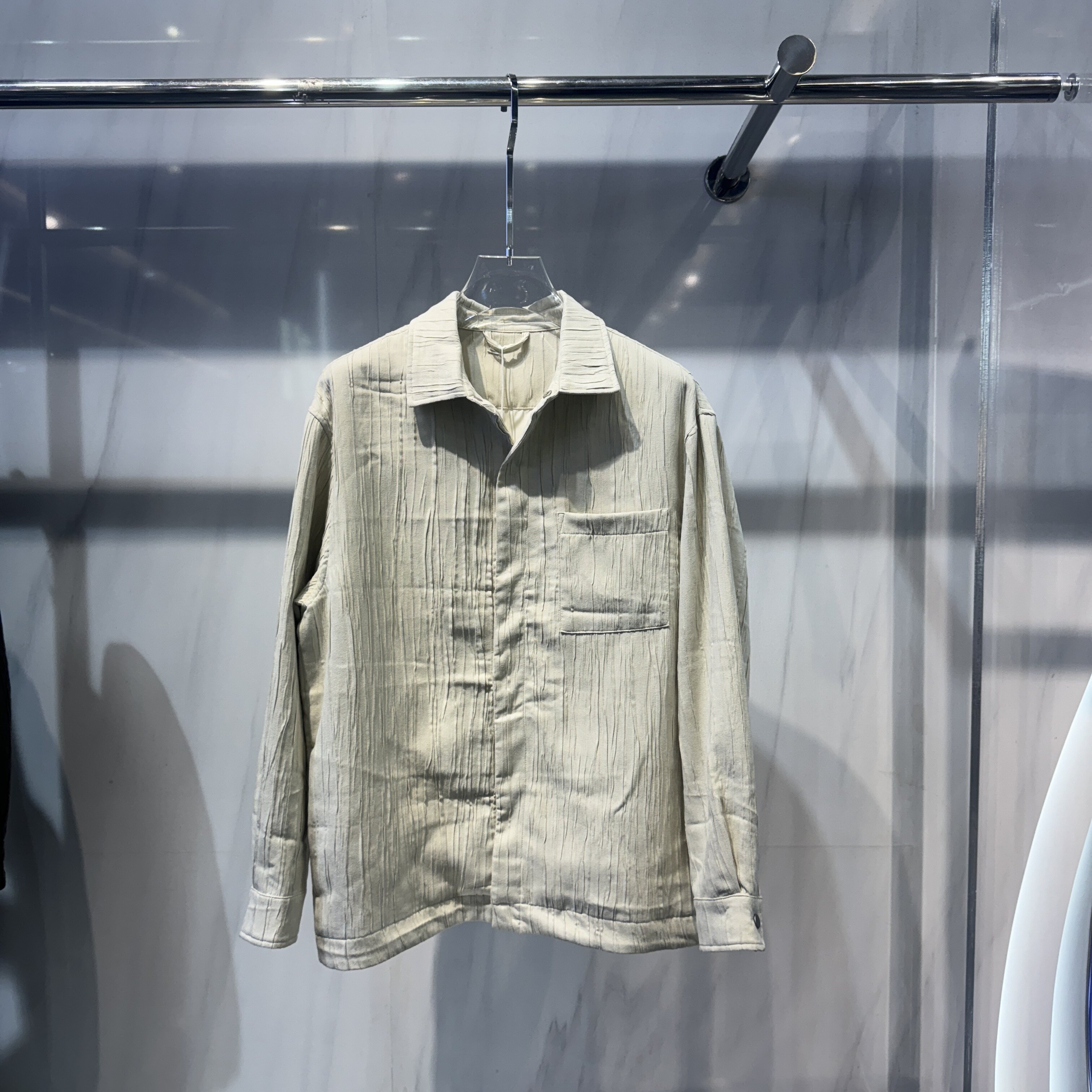 男士春款夹克2026新款衬衫领休闲时尚百搭简约翻领帅气潮宽松外套