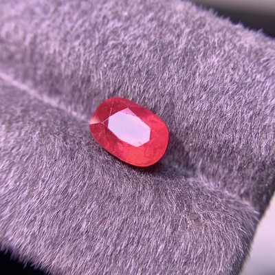 天然无烧红宝石裸石戒面