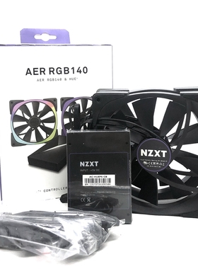 NZXT恩杰Aer RGB 1代风扇RF-AR140-FP 140mm14CM电脑冷排机箱风扇