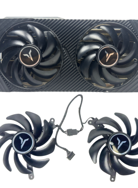 yeston RTX4060ti-8G D6豪华版 盈通显卡散热器原装风扇温控静音