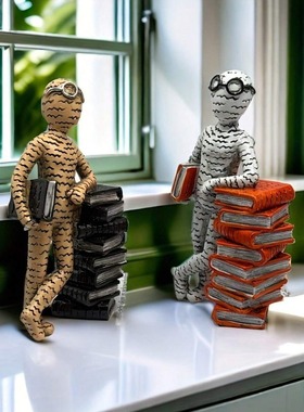 读者桌面小摆件阅读区装饰品