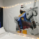 日式 动漫机动战士高达SEED宿舍床头背景布墙壁装 饰挂毯房间布置布