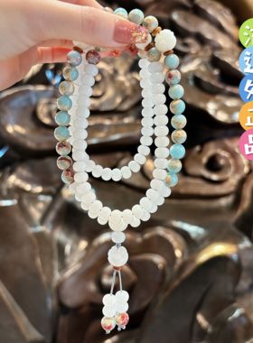 杭州香积寿山石白根菩提多圈手串女轻奢高级感手链项链正品代请