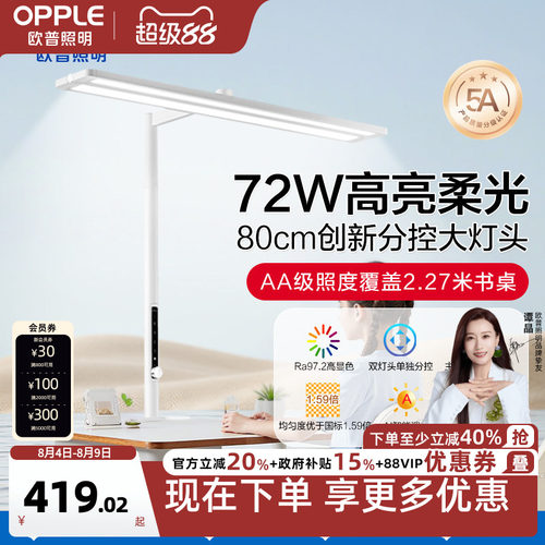 欧普5A级全光谱护眼小路灯
