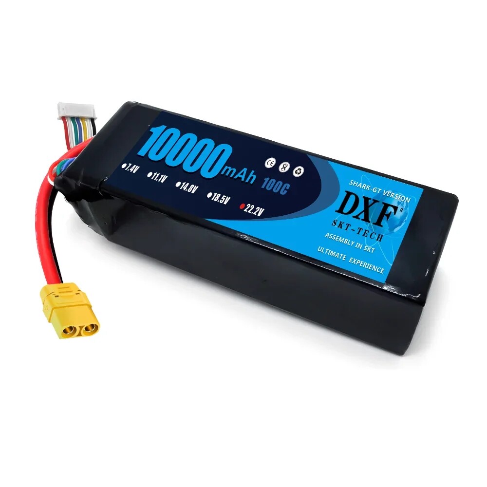 DXF 10000mah 100C 6S航模RC车模无人机动力高倍率锂电池