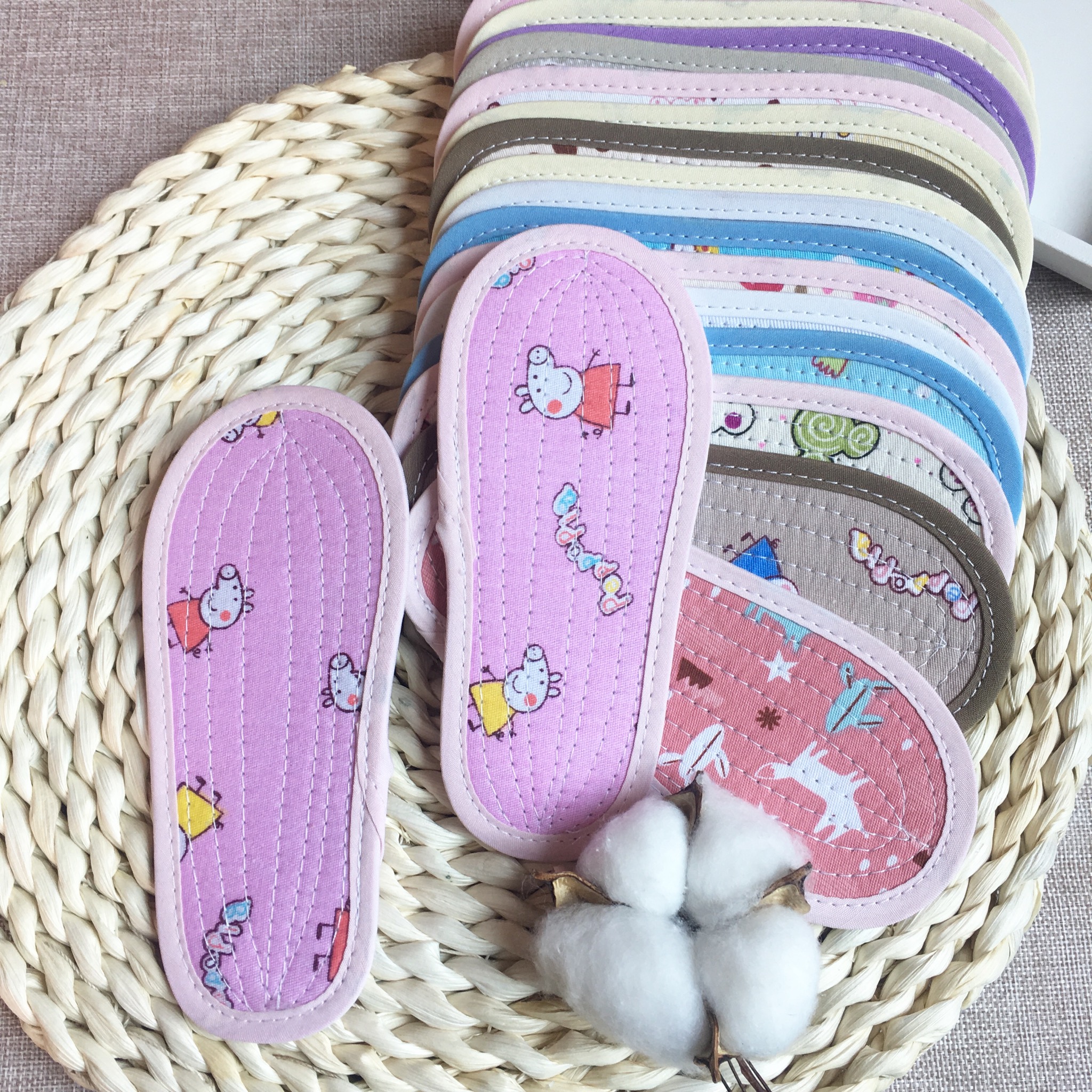 3双装儿童纯棉婴幼儿幼童棉鞋垫