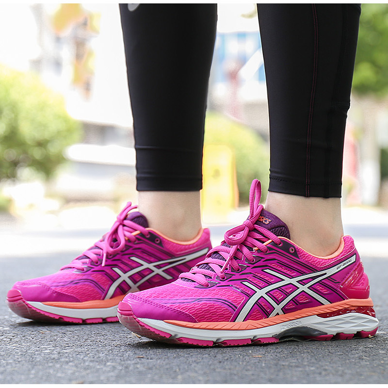 ASICS 亚瑟士女鞋2017春季新款GT-2000 5稳定运动鞋跑步鞋T757N