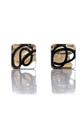 几何个性设计夸张大气街拍走秀酷帅高冷耳钉不规则缠绕闪亮耳夹