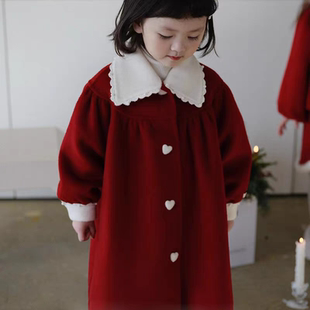 2024新款冬装SAIKAYI时尚韩版双面羊绒大衣女中大童高端私人订制