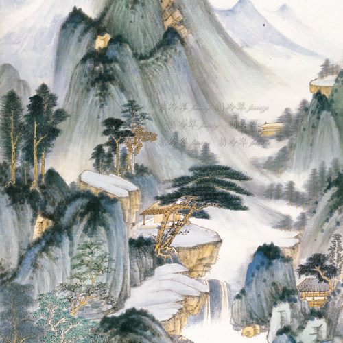博物馆翡冷翠张大千原作版画特荐