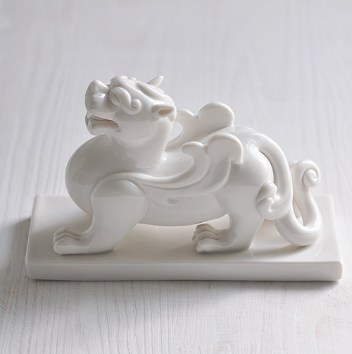 翡冷翠艺术风吉祥物旺财貔貅摆件