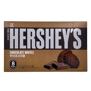 HERSHEY,S好时巧克力味瓦夫饼干(大盒装)146g独立包装 韩国进口