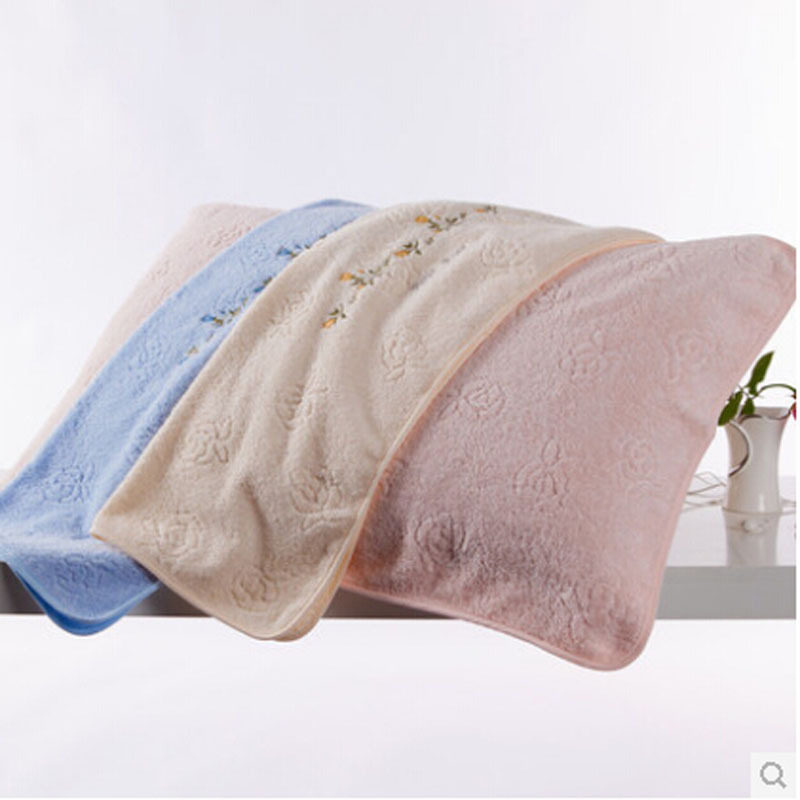 金号枕巾正品 纯棉雅致素色螺旋提缎绣花 厚实大方4201H,床上用品,枕巾,淘宝优惠券,粉丝福利购,淘宝优惠卷