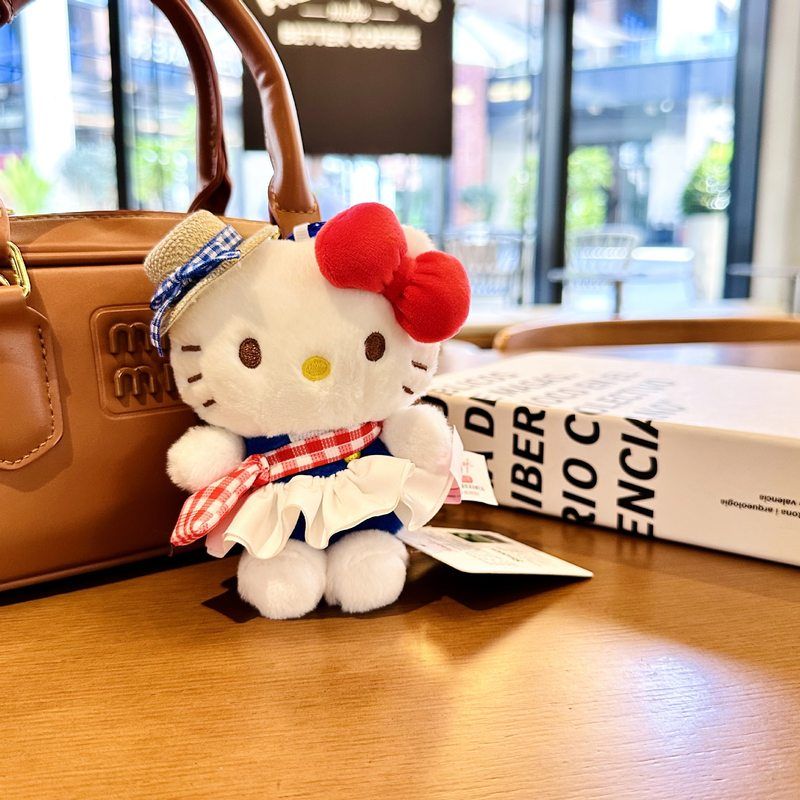 玩偶正版尚绒坊包包毛绒挂饰授权公仔挂件hellokitty卡通女钥匙扣