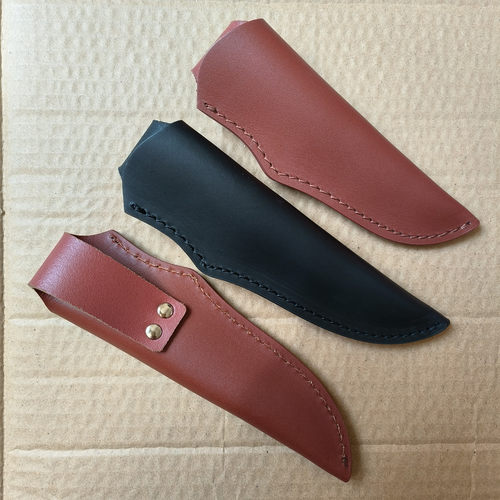 头层牛皮真皮刀套收纳刀鞘