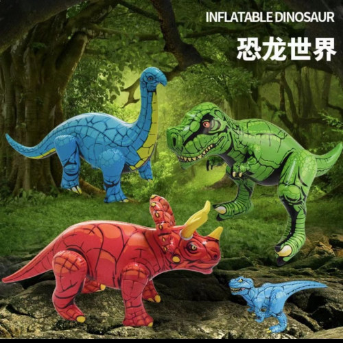 霸王龙三角龙迅猛龙棘龙雷龙充气