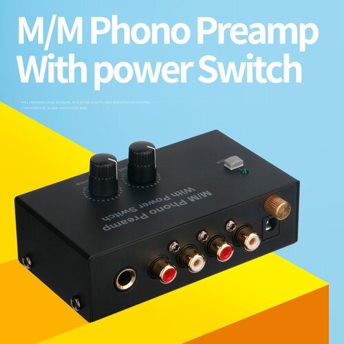 唱片机前置放大器 Phono Preamp PP500 黑胶唱盘放大器 前置唱放