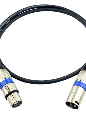 JSJ金山角 XLR卡侬线三芯卡农公对母麦克风音响平衡DMX灯光信号线