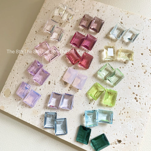 中国大冰糖美甲钻超闪长方直角