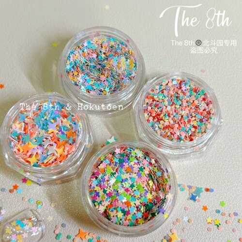 彩色亮片新年圣诞星星五角星