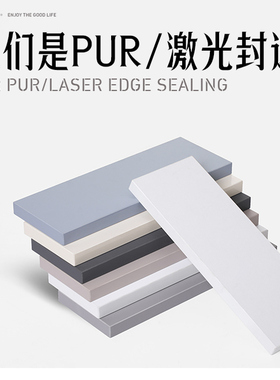 免宝宝衣柜门PET肤感平开门酒柜榻榻米高光门欧松板多层板书柜