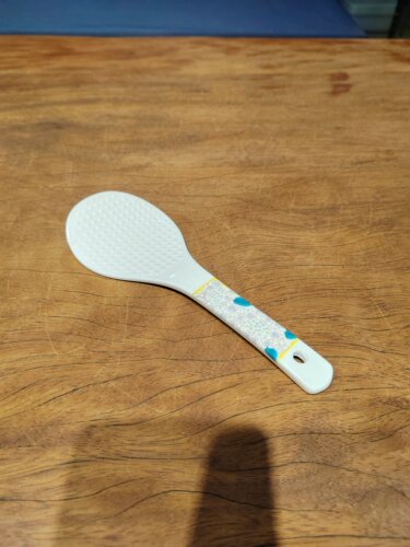 九谷烧青郊紫阳花饭铲19.5cm