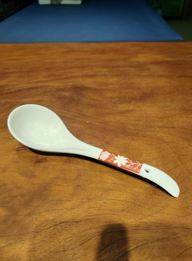 B九谷烧大号汤勺22*6.5厘米 小雏菊 No.G002