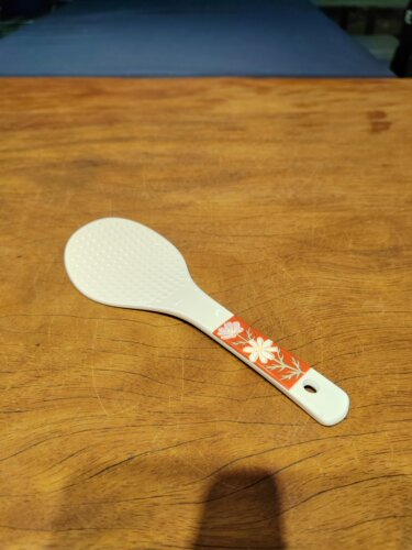 九谷烧青郊小雏菊手工饭铲19.5cm
