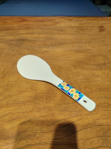 B九谷烧青郊/向日葵/饭铲19.5厘米NO.F004