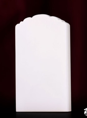 【御府】新疆和田玉原毛孔皮白玉籽料 玉牌 大日如来 82.3克