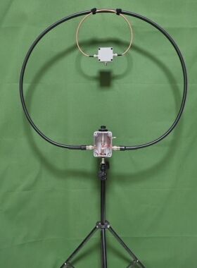 MRA-821短波电台小环天线20瓦 3.5--22MHZ 2024透明款