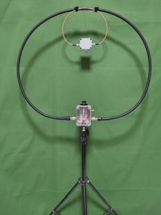 2024透明款 MRA 22MHZ 3.5 821短波电台小环天线20瓦