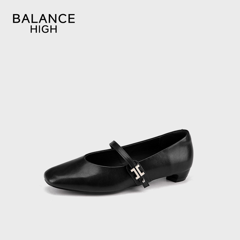 HIGHBALANCE/668853新款2025春款舒适百搭时尚低跟单鞋B