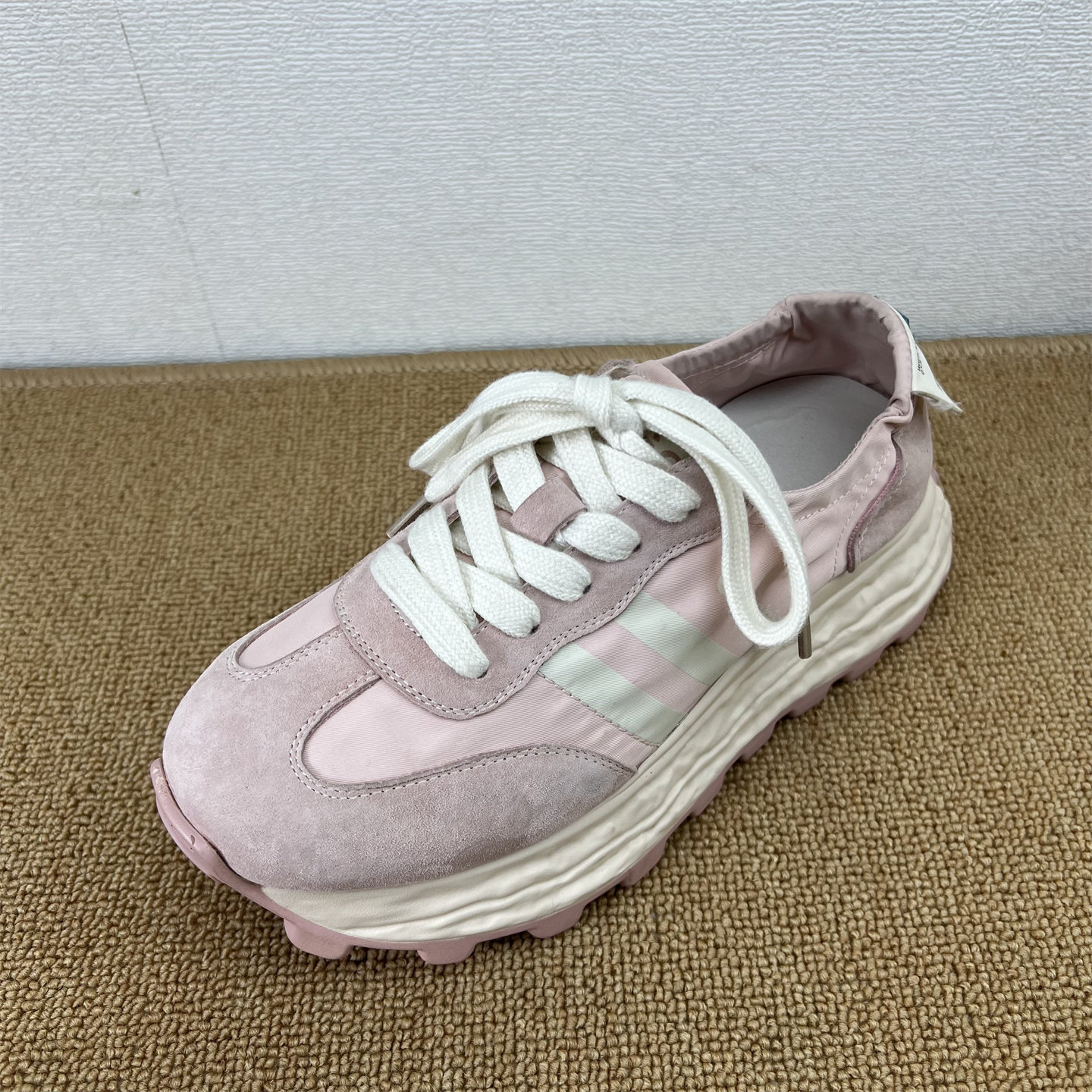 小码女鞋厚底老爹鞋增高休闲运动鞋百搭轻便真皮系带低帮松糕底潮,女鞋,老爹鞋,淘宝优惠券,粉丝福利购,淘宝优惠卷