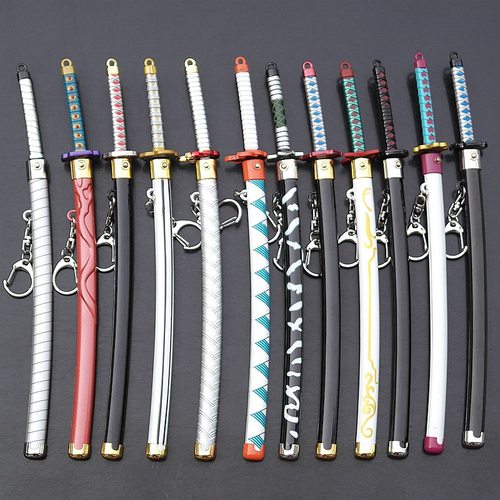 我妻善逸灶门炭治郎合金武器模型